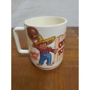 Country Kitchen Plastic Cup Mug Country Boy/Gal Deka 269 Vintage 1975